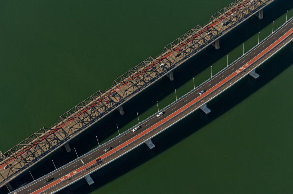 Aerial Drone Image Inner West Busway for BTBA 